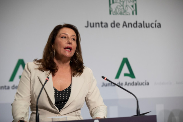 La consejera de Agricultura, Agua y Desarrollo rural de la Junta de Andalucía, Carmen Crespo, foto de archivo