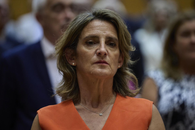 La vicepresidenta tercera y ministra para la Transición Ecológica, Teresa Ribera, durante un debate monográfico sobre la crisis energética y el contexto económico, en el Senado, a 6 de septiembre de 2022, en Madrid (España). El objetivo de este encuentro