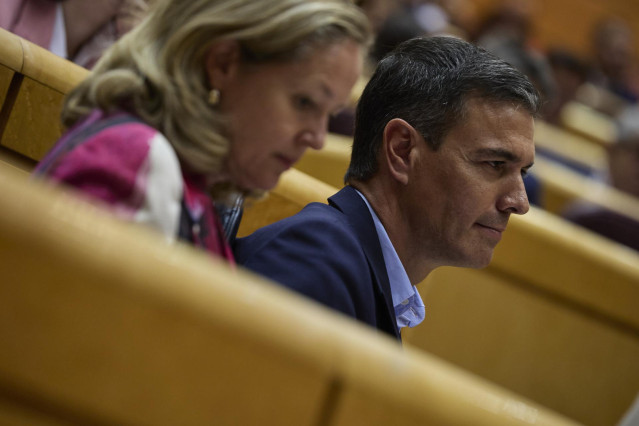 El presidente del Gobierno, Pedro Sánchez, durante un debate monográfico sobre la crisis energética y el contexto económico, en el Senado, a 6 de septiembre de 2022, en Madrid (España). El objetivo de este encuentro es subrayar las diferencias entre los d