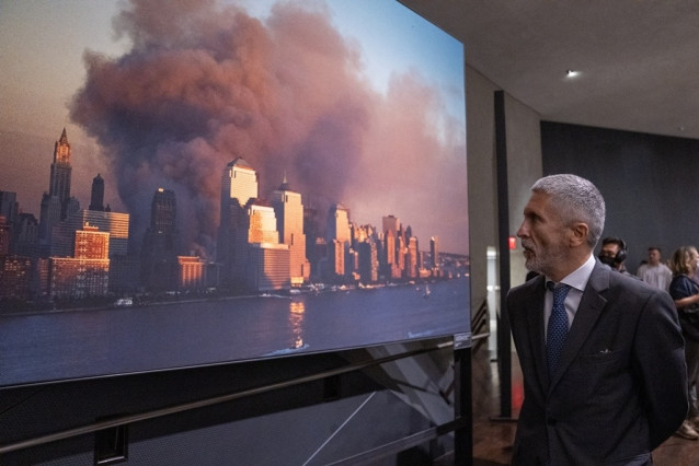 El ministro del Interior, Fernando Grande-Marlaska, en su visita a la sede de la ONU para participar en el congreso mundial de víctimas del terrorismo