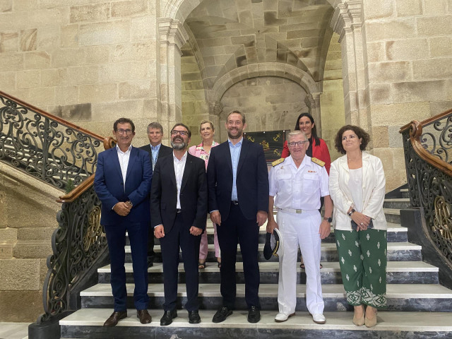 Fernando Valdés, en visita a Ferrol
