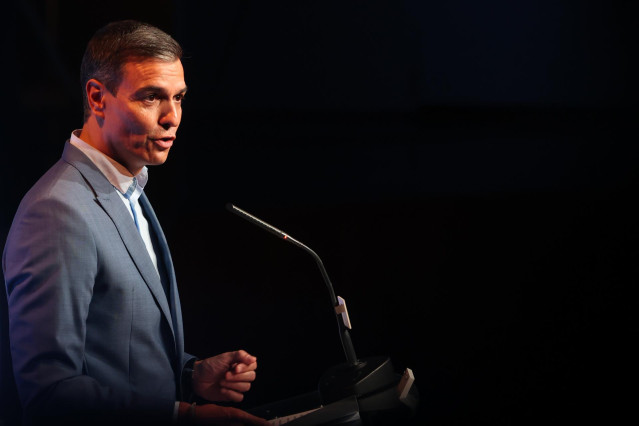 El presidente del Gobierno, Pedro Sánchez