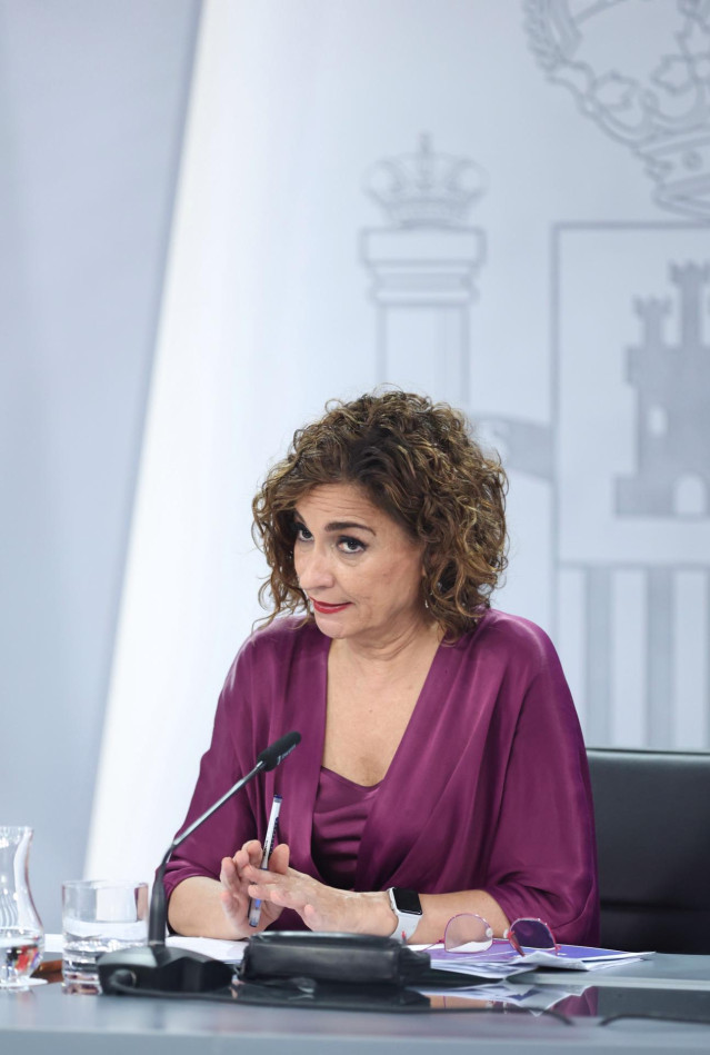 Archivo - La ministra de Hacienda y Función Pública, María Jesús Montero