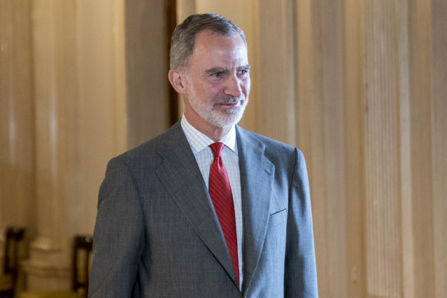 Archivo - El Rey Felipe VI