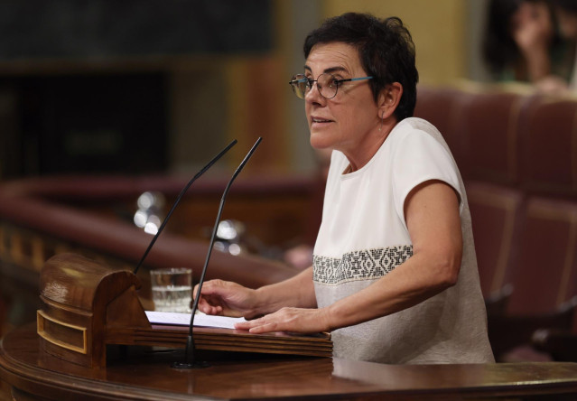 Archivo - La portavoz de EH Bildu en el Congreso, Mertxe Aizpurua.