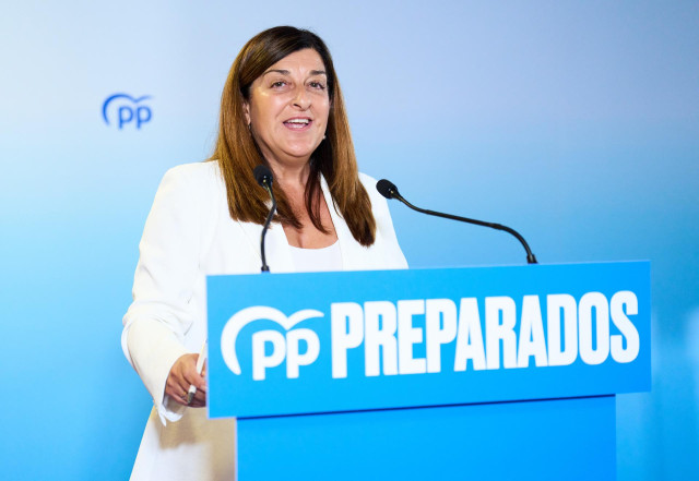 Archivo - La presidenta del partido en Cantabria, María José Sáenz de Buruaga