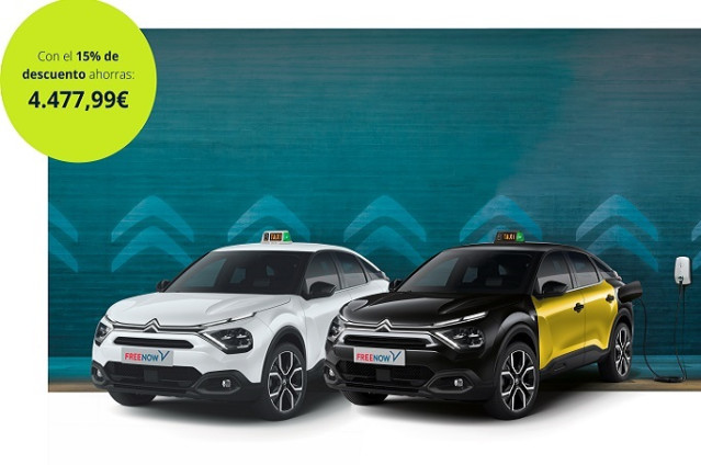 Descuento para taxista de Free Now y Citroën