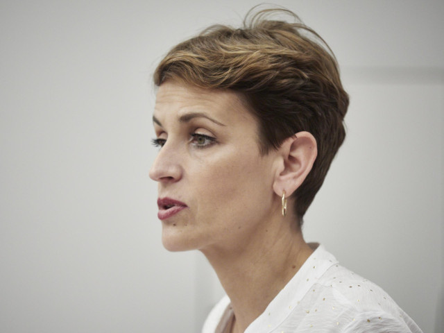 Archivo - La presidenta de Navarra, María Chivite.