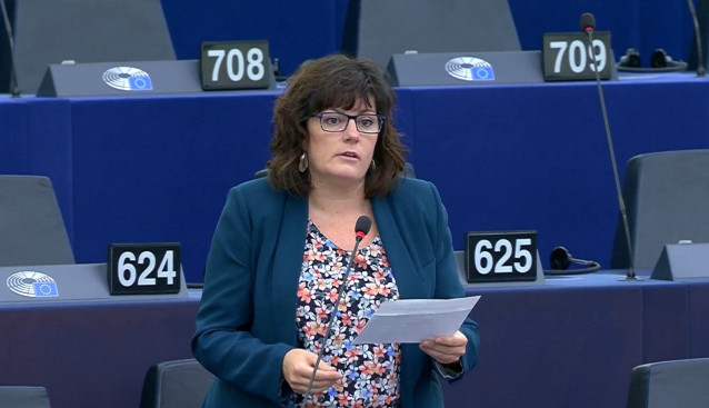 La eurodiputada aragonesa Isabel García Muñoz (PSOE).