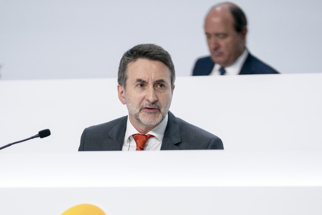 Archivo - El consejero delegado de Repsol, Josu Jon Imaz, interviene durante la Junta General de Accionistas de Repsol, en el Palacio Municipal de Congresos de Campo de las Naciones, a 6 de mayo de 2022, en Madrid (España).
