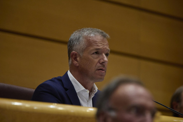 El presidente del Senado, Ander Gil, durante un debate monográfico sobre la crisis energética y el contexto económico, en el Senado, a 6 de septiembre de 2022, en Madrid (España).