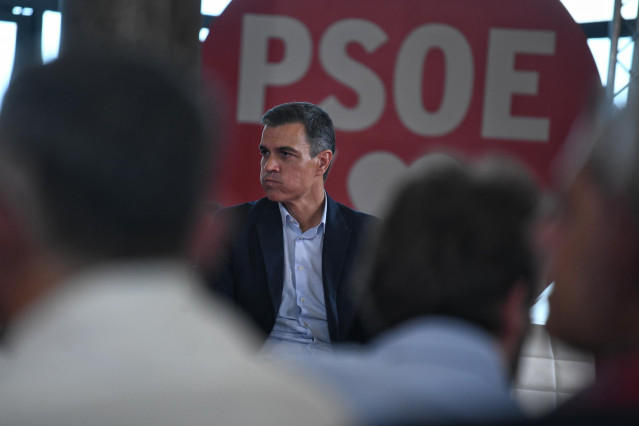 El secretario general del PSOE y presidente del Gobierno, Pedro Sánchez, en un acto de la campaña 'El Gobierno de la Gente', en el Palacio de Congresos, a 15 de septiembre de 2022, en Toledo, Castilla-La Mancha (España). Este acto se enmarca dentro de una