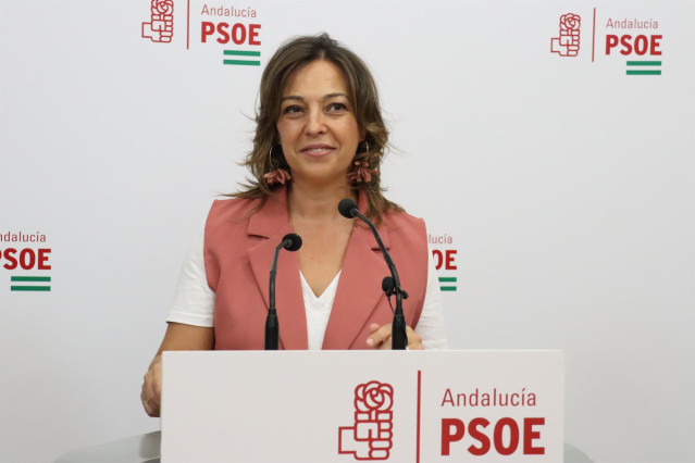 La parlamentaria del PSOE-A en el Parlamento de Andalucía, Isabel Ambrosio, en una imagen de archivo.