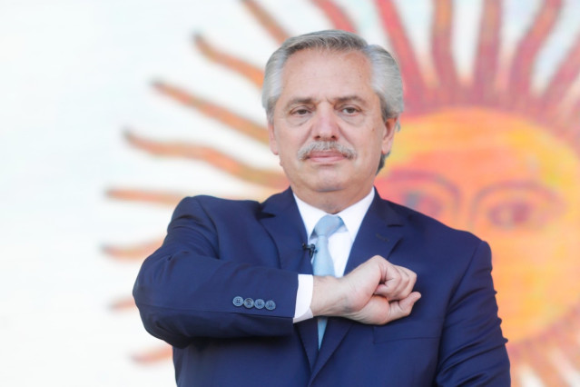 Archivo - El presidente de Argentina, Alberto Fernández
