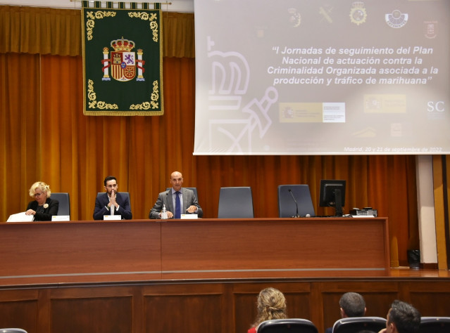 Inauguración de las las primeras jornadas de seguimiento del Plan Nacional de Actuación contra la Criminalidad Organizada Asociada a la Producción y Tráfico de Marihuana