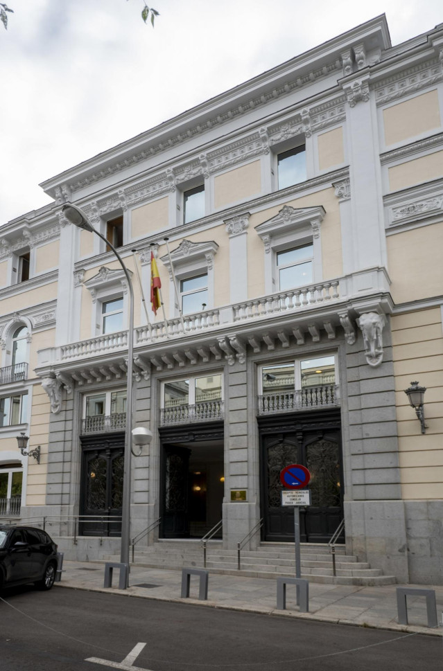 Fachada del Consejo General del Poder Judicial, en el CGPJ, a 8 de septiembre de 2022, en Madrid (España).