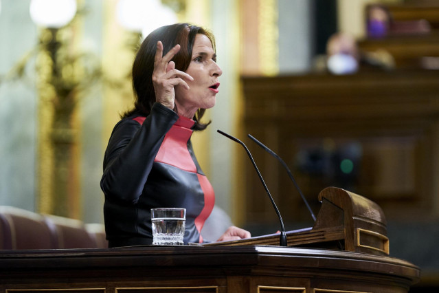 Archivo - La diputada del PSOE, María Luz Martínez Seijo, interviene ante el Pleno del Congreso.