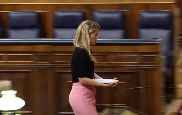 La diputada de Ciudadanos por Valencia, María Muñoz Vidal, a su llegada a una sesión plenaria en el Congreso