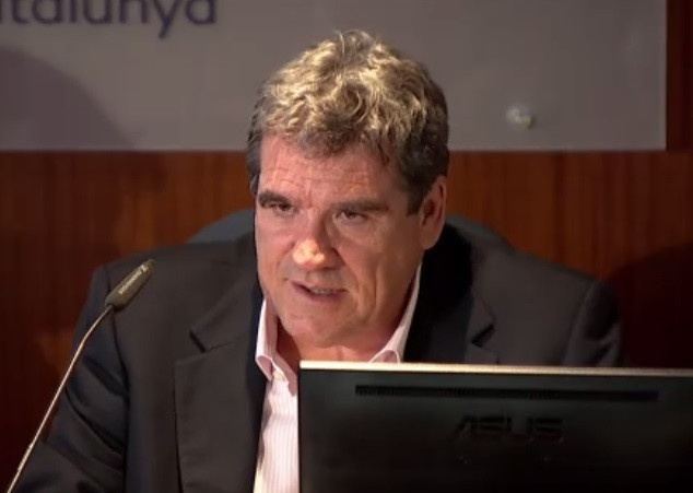 El ministro de Inclusión, Seguridad Social y Migraciones, José Luis Escrivá, este miércoles en Barcelona