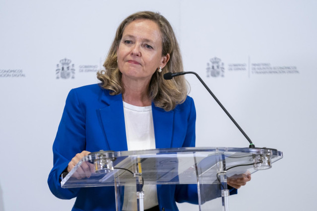 La vicepresidenta primera y ministra de Asuntos Económicos y Transformación Digital, Nadia Calviño,