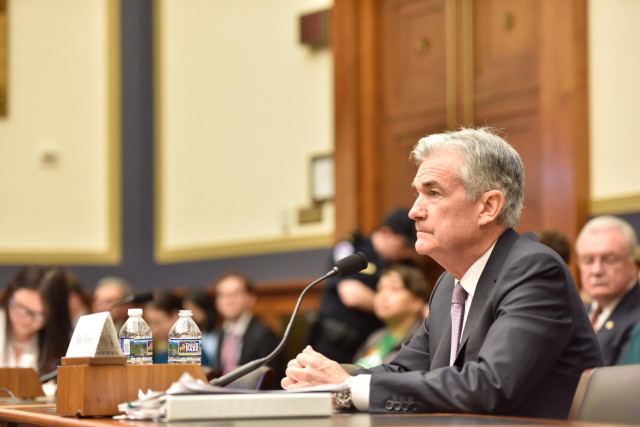 Archivo - El presidente de la Reserva Federal (Fed) de Estados Unidos, Jerome Powell, ha asegurado los recientes datos de inflación son alentadores, ya que se acercan al rango del 2% que persigue la institución que él lidera, pero que es demasiado pronto