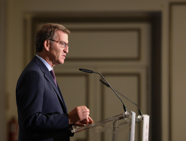 El presidente del Partido Popular, Alberto Núñez Feijóo.
