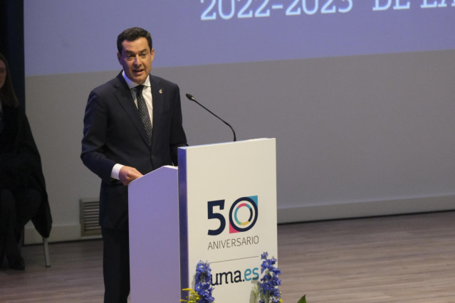 El presidente de la Junta de Andalucía, Juanma Moreno.