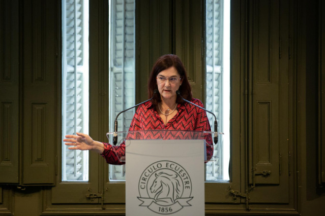 Archivo - La presidenta de la Comisión Nacional de los Mercados, Cani Fernández