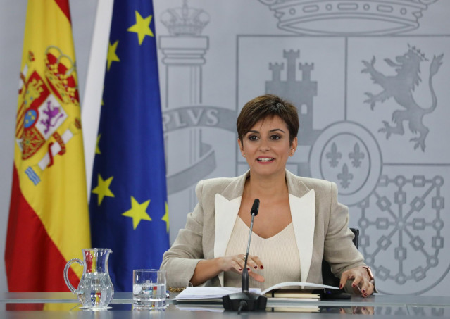 La ministra Portavoz, Isabel Rodríguez