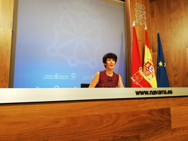 La portavoz del Gobierno de Navarra, Elma Saiz