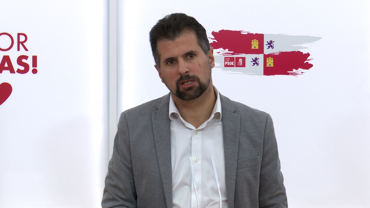 El secretario autonómico del PSOE, Luis Tudanca