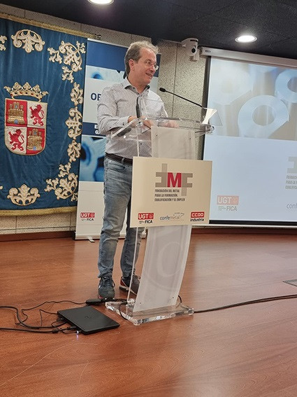 El secretario general e UGT FICA, Pedro Hojas