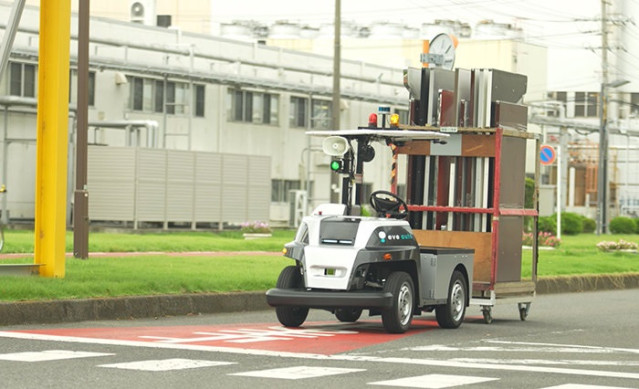Eve Auto, el vehículo de transporte autónomo de Yamaha.