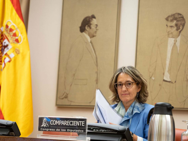 María Jesús Martín, candidata propuesta por el Gobierno para consejera de la CNMC, comparece ante la Comisión de Asuntos Económicos del Congreso
