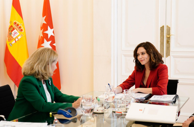 Díaz Ayuso se reúne con la vivepresidenta primera y ministra de Asuntos Económicos y Transformación Digital, Nadia Calviño
