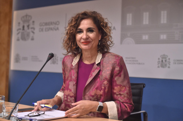 La ministra de Hacienda y Función Pública, María Jesús Montero