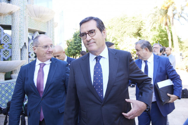 El presidente de la CEOE, Antonio Garamendi.