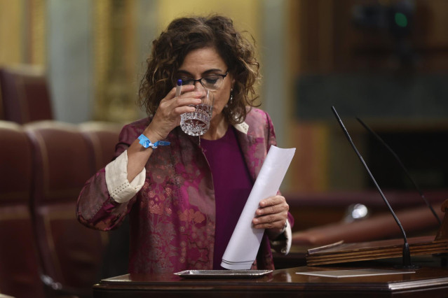 La ministra de Hacienda, María Jesús Montero.