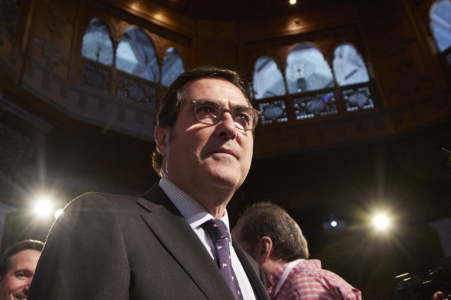 El presidente de la CEO, Antonio Garamendi.