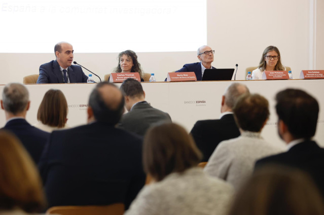 El Banco de España celebra una jornada para explicar su oferta de microdatos, a 30 de septiembre de 2022, en Barcelona.