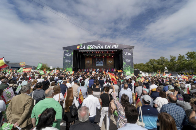 Archivo - Público en el evento de Vox del año pasado ‘Viva 21'