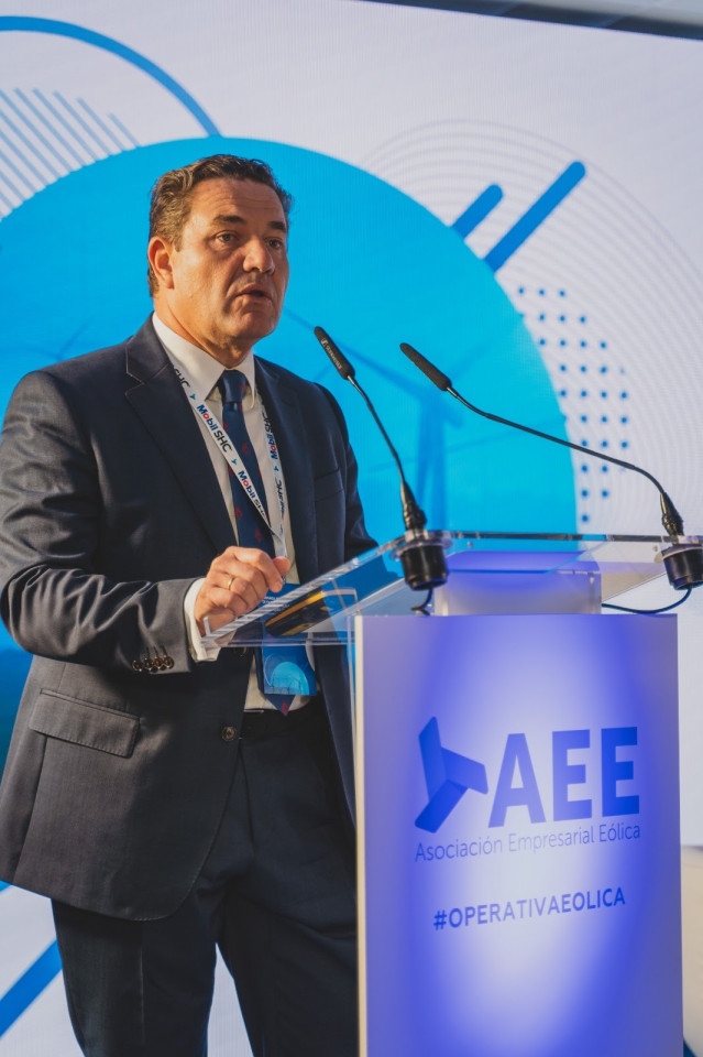 El presidente de AEE, Juan Diego Díaz