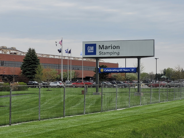 Archivo - Planta de piezas de metal de General Motors en Marion (Estados Unidos).