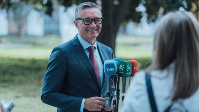 El portavoz de Vox en el Parlamento de Andalucía, Manuel Gavira, en una fotografía de archivo