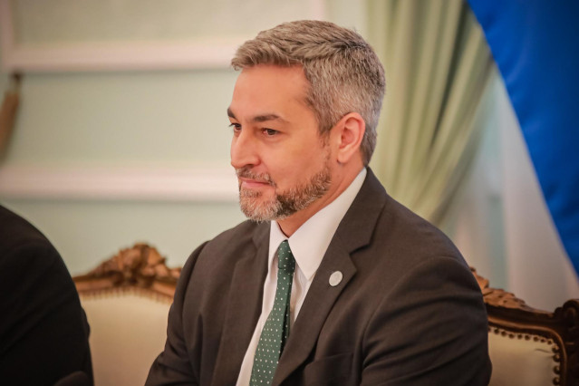 Archivo - Mario Abdo Benítez, presidente de Paraguay