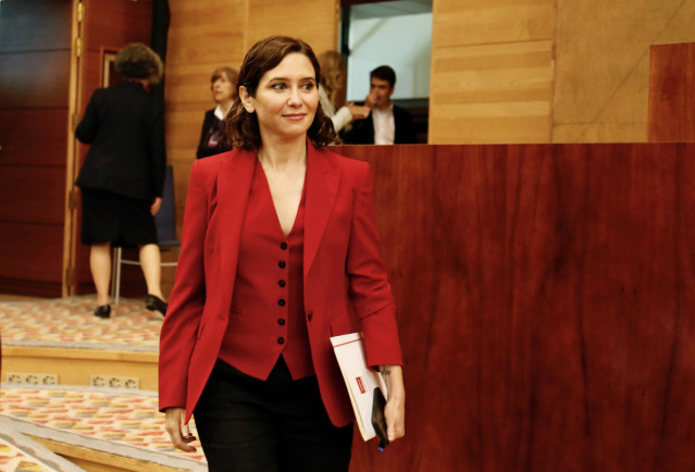 Archivo - La presidenta de la Comunidad de Madrid, Isabel Díaz Ayuso. Archivo.