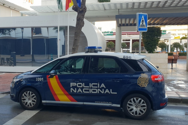 Archivo - Un coche de la Policía Nacional