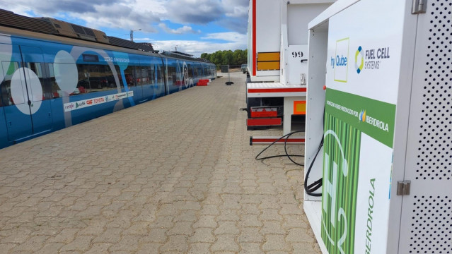 Dispensador de hidrógeno verde de Iberdrola a CAF