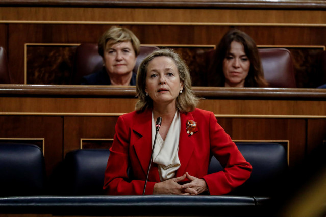 La vicepresidenta primera y ministra de Asuntos Económicos y Transformación Digital, Nadia Calviño
