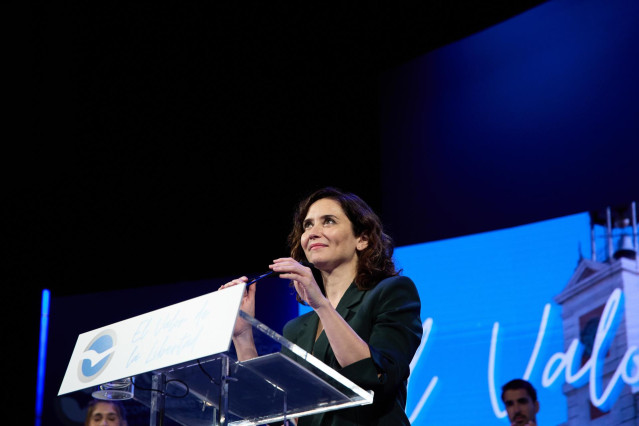 La presidenta de la Comunidad de Madrid y del PP de Madrid, Isabel Díaz Ayuso. Archivo.